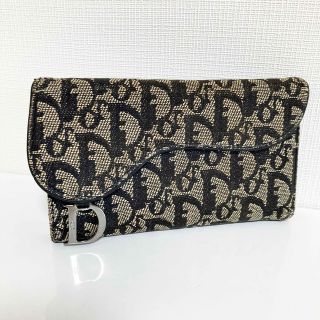 クリスチャンディオール(Christian Dior)のDior クリスチャン ディオール トロッター サドル 長財布 シルバー金具(財布)