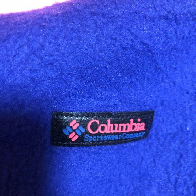 90s USA製 Columbia フリース 紫 XL  ジップアップ※購入 2