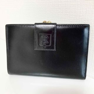 セリーヌ(celine)の専用☆CELINE セリーヌ 折財布 がま口 ブラック 黒 ゴールド金具(財布)