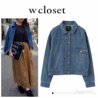 ダブルクローゼット(w closet)のぴんはる様専用♡新品ダブルクローゼット♡10ozデニムGジャン(Gジャン/デニムジャケット)