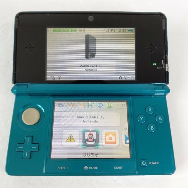 ニンテンドー3DS - Nintendo ニンテンドー3DS アクアブルー 極美品