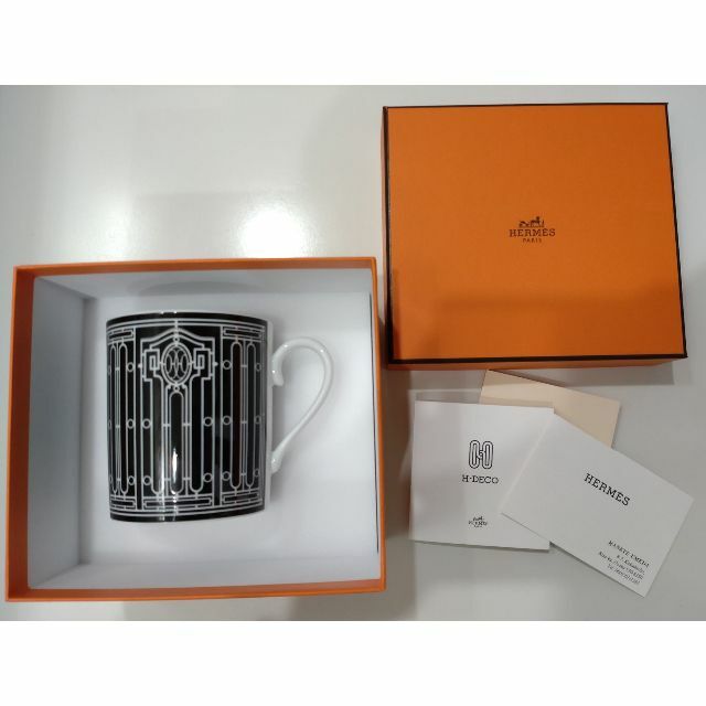 6321未使用 HERMES エルメス マグカップ Hデコ www.krzysztofbialy.com