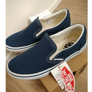 ヴァンズ(VANS)のVANS スニーカー (ライトネイビー色)スリッポン(スニーカー)