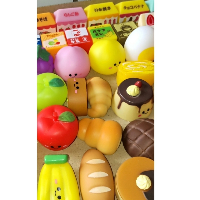 ソフビ 祭 ぷかぷか 人形すくい おままごと たべもの