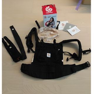 エルゴベビー(Ergobaby)のrrr様専用　エルゴ　ベビー　抱っこひも　黒(外出用品)