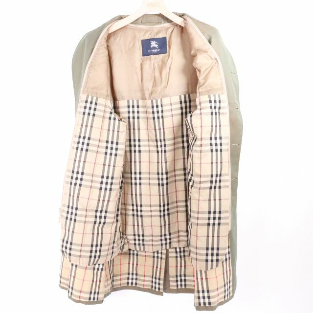 BURBERRY(バーバリー)のバーバリーステンカラコートライナー付き タマムシ  Burberry レディースのジャケット/アウター(ロングコート)の商品写真