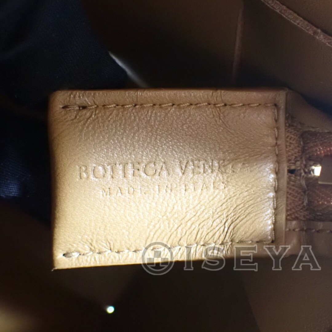 【Aランク】BOTTEGA VENETA ボッテガヴェネタ スモールカセットカメラバッグ ショルダーバッグ 709417VCQC22593 ラムスキン キャメル【ISEYA】