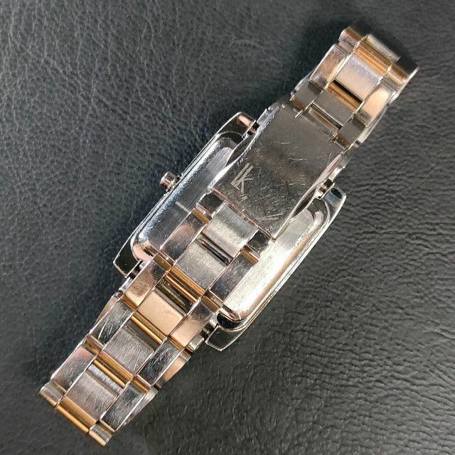 美品【稼働品】SEIKO　セイコールキア　7N82　ホワイト　シルバー　スクエアErupur腕時計