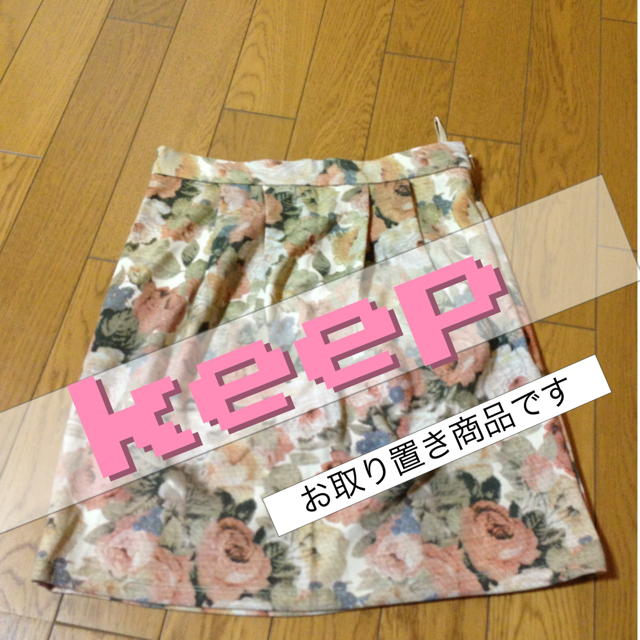 OZOC(オゾック)の花柄コクーンタイトスカート♡ レディースのスカート(ミニスカート)の商品写真