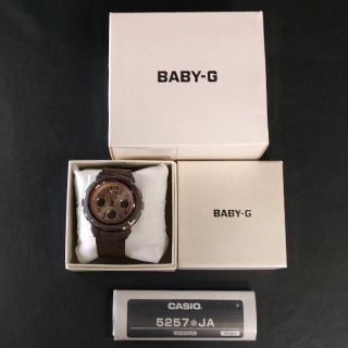 カシオ(CASIO)の未使用極美品【稼働品】CASIO　カシオ　baby‐G　BGA-150　ブラウン(腕時計)