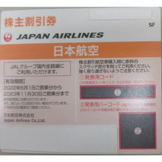 JAL 日本航空 株主優待 2023/11/30迄 2枚 送料込(その他)