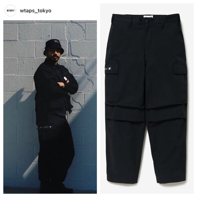 wtaps 23ss MILT9601 TROUSERS RIPSTOP M 黒 | フリマアプリ ラクマ