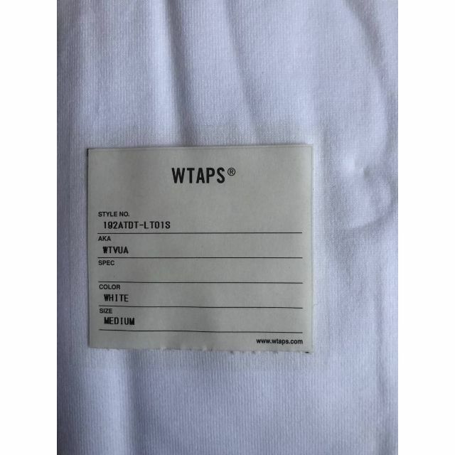 WTAPS 19AW SPEC S/S TEE L 新品未使用 正規品