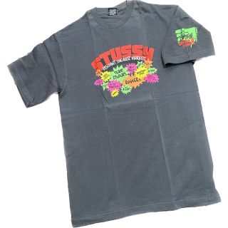 ステューシー(STUSSY)の【STUSSY】90s old stussy market Tシャツ M 新品(Tシャツ/カットソー(半袖/袖なし))