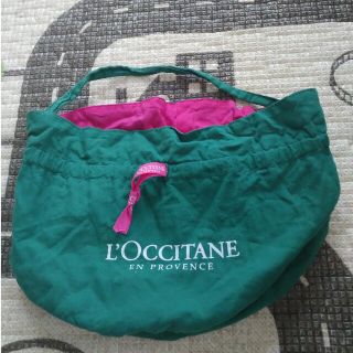 ロクシタン(L'OCCITANE)のL'OCCITANE 巾着袋 グリーン(ノベルティグッズ)