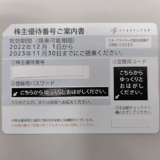 カーリー様専用 SFJ  株主優待 2023/11/30迄 8枚(その他)