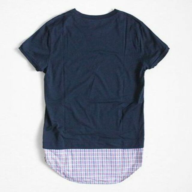 CARVEN(カルヴェン)のCARVEN カルヴェン レイヤード Tシャツ ネイビー Sサイズ  半袖   メンズのトップス(Tシャツ/カットソー(半袖/袖なし))の商品写真