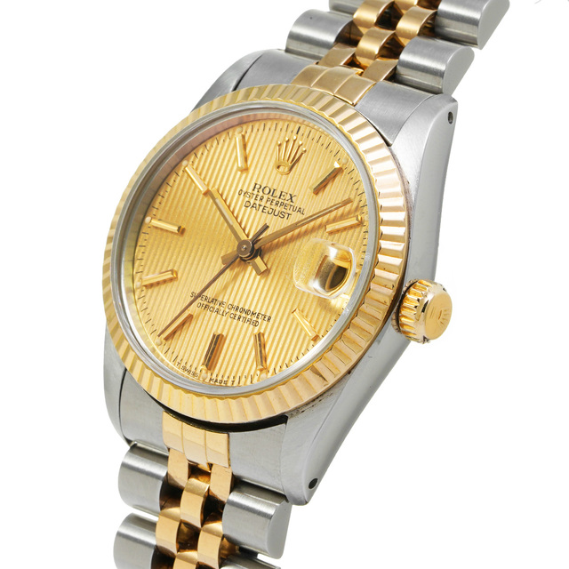 爆買い最新作 ROLEX 中古 ロレックス ROLEX 68273 L番(1990年頃製造) シャンパンタペストリー ユニセックス 腕時計の通販  by ウォッチニアン（ラクマ支店）｜ロレックスならラクマ