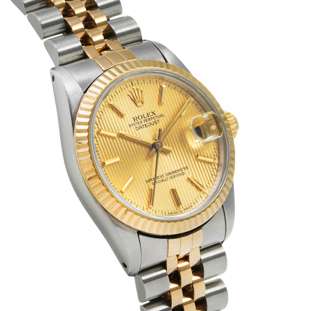 爆買い最新作 ROLEX 中古 ロレックス ROLEX 68273 L番(1990年頃製造) シャンパンタペストリー ユニセックス 腕時計の通販  by ウォッチニアン（ラクマ支店）｜ロレックスならラクマ