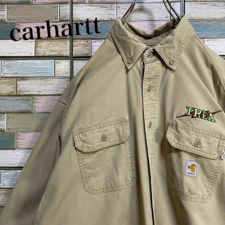 カーハート(carhartt)のカーハート　長袖　ワークシャツ　刺繍ロゴ　ビッグシルエット(シャツ)