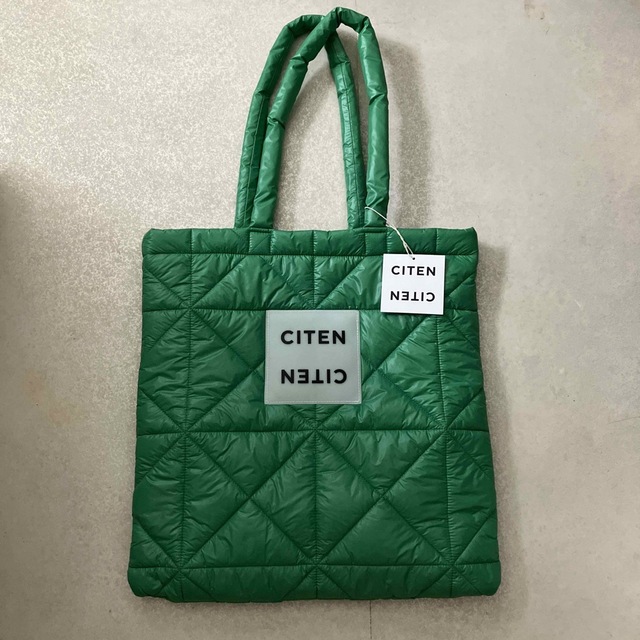 新品 CITEN トートバッグ ターコイズ シテン