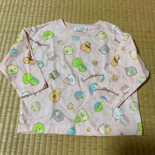 シマムラ(しまむら)のすみっコぐらし　90cm   ロンT ピンク　新品未使用　長袖Tシャツ　女の子(Tシャツ/カットソー)