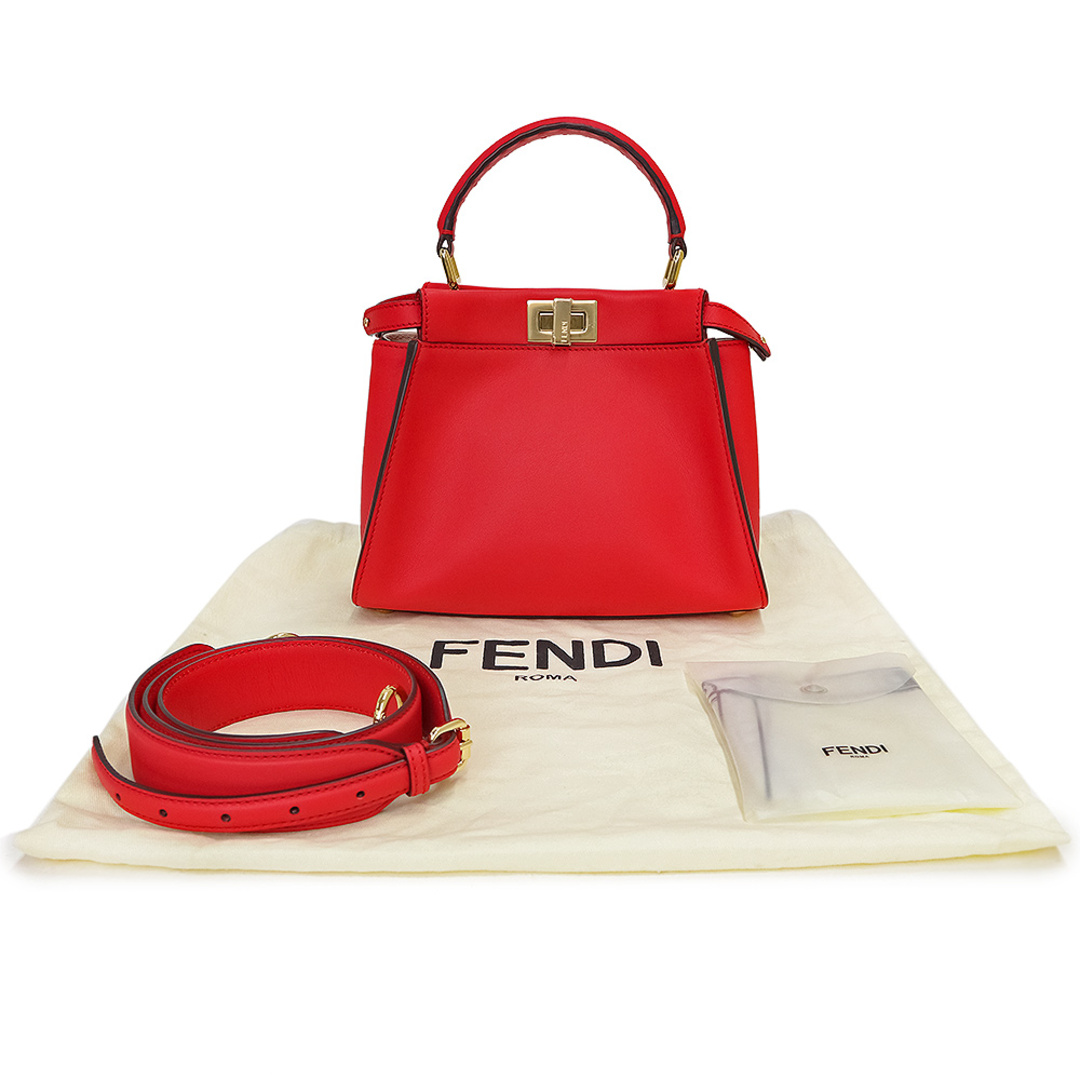 フェンディ FENDI ピーカーブー 2WAY 斜め掛け ショルダー ハンドバッグ