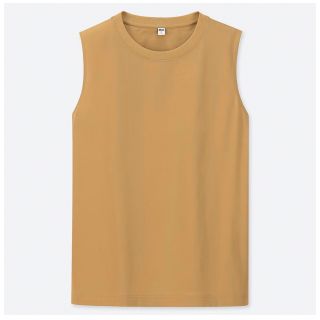 ユニクロ(UNIQLO)のユニクロ　マーセライズコットンT（ノースリーブ）(Tシャツ(半袖/袖なし))