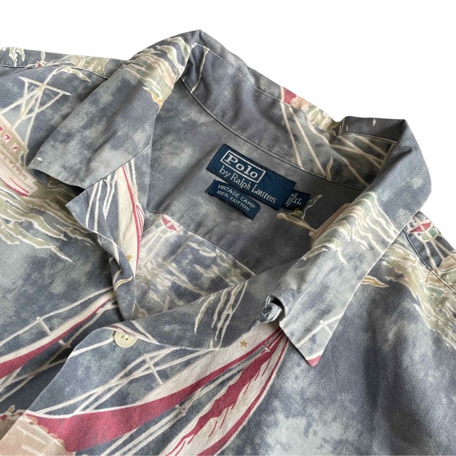 80's-90's Ralph Lauren ラルフローレン アロハシャツ XLの通販 by The