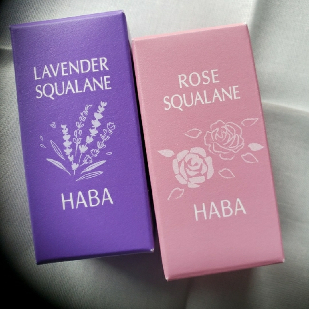 HABA(ハーバー)のHABA🌹ラベンダースクワラン&ローズスクワラン15ml2セット【新品】 コスメ/美容のスキンケア/基礎化粧品(美容液)の商品写真