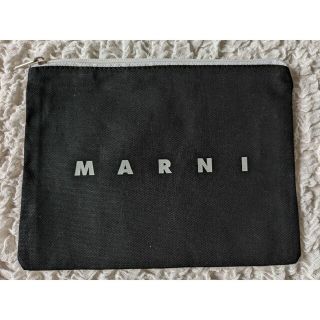 マルニ(Marni)のMARNI マルニ●ノベルティ ポーチ 黒●未使用 非売品(ポーチ)