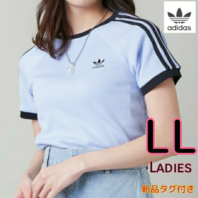 adidas - adidas アディダス ワッフル スリム半袖 Tシャツ LL ブルーの ...