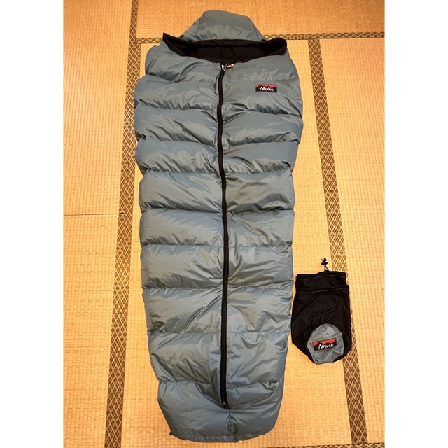 寝袋/寝具 □ ナンガ オーロラセンターZIP 350DX ナチュラム 別注 登山