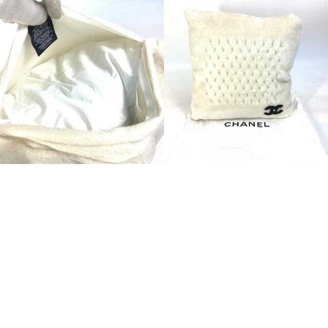 シャネル CHANEL CC ココマーク ノベルティ 非売品 G22 ピロー インテリア 枕 クッション カシミヤ ホワイト 未使用 9