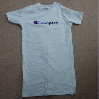 チャンピオン(Champion)のチャンピオン　Champion　ロングTシャツ　ワンピース(Tシャツ(半袖/袖なし))