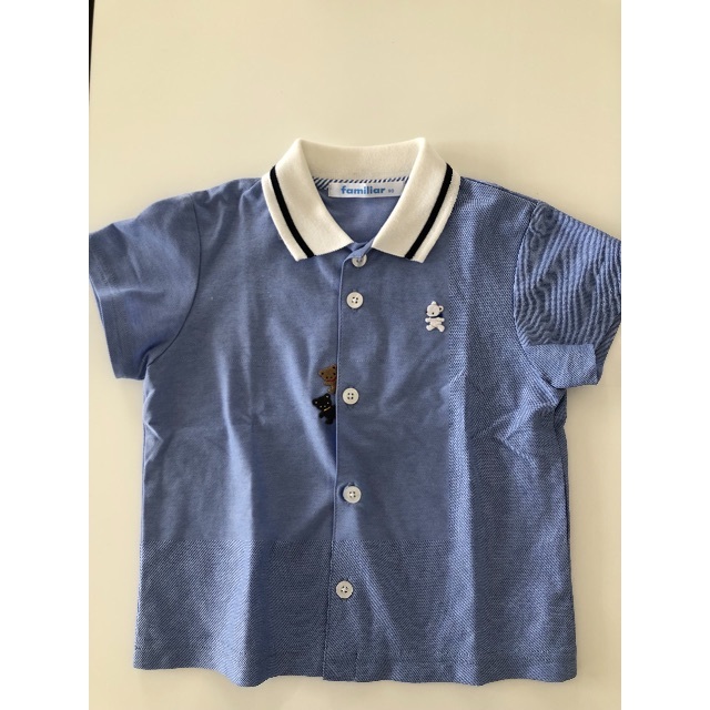 familiar(ファミリア)のfamiliar 半袖シャツ 90cm キッズ/ベビー/マタニティのキッズ服男の子用(90cm~)(Tシャツ/カットソー)の商品写真