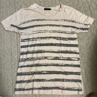 バーバリーブラックレーベル(BURBERRY BLACK LABEL)のBurberryの薄ピンクのTシャツmen's(Tシャツ/カットソー(半袖/袖なし))