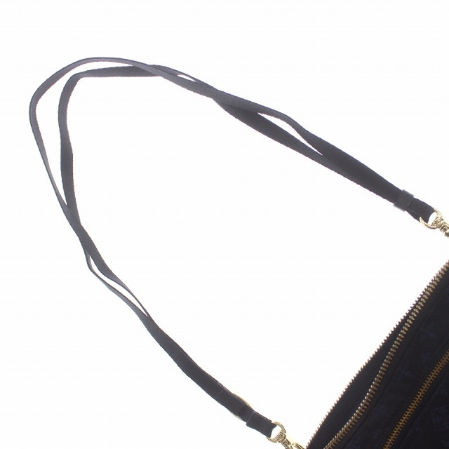 Russet(ラシット)のラシット お財布ショルダーバッグ ウォレットバッグ 紺 黒 Z-477 レディースのバッグ(ショルダーバッグ)の商品写真