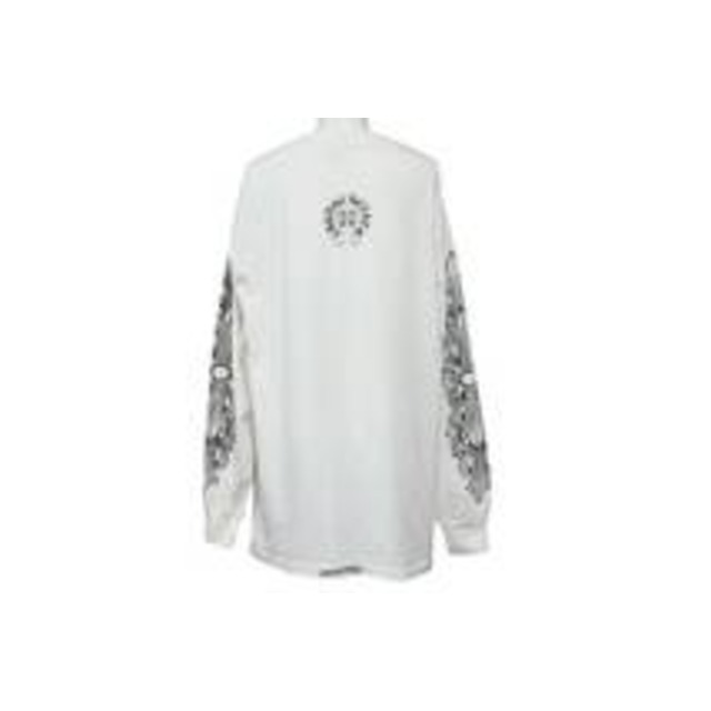 CHROME HEARTS クロムハーツ 長袖Ｔシャツ ロサンゼルス限定 コットン ホワイト サイズM 良品 中古 50278