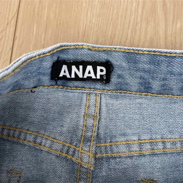 ANAP(アナップ)のANAP ダメージデニムスカート レディースのスカート(ひざ丈スカート)の商品写真