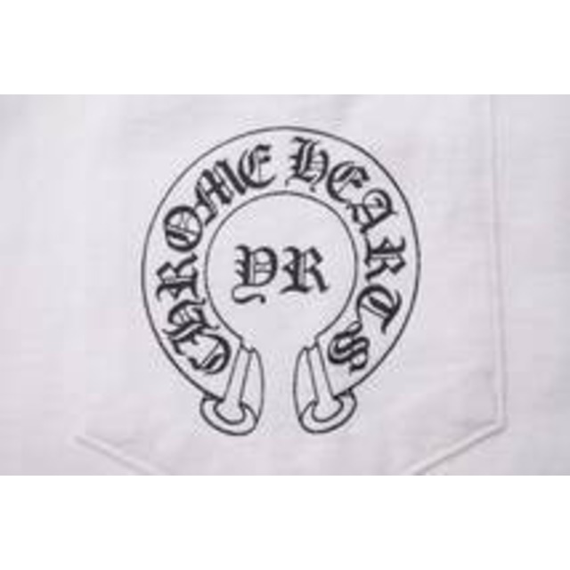 Chrome Hearts(クロムハーツ)のChromeHearts クロムハーツ 半袖Tシャツ DR 7.16 2007 トップス USA製 コットン ホワイト ブラック サイズL 良品 中古 50251 レディースのトップス(Tシャツ(半袖/袖なし))の商品写真