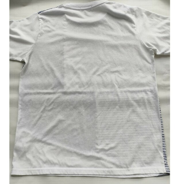 メンズ半袖Tシャツ、ネイビーと白、Lサイズ メンズのトップス(Tシャツ/カットソー(半袖/袖なし))の商品写真