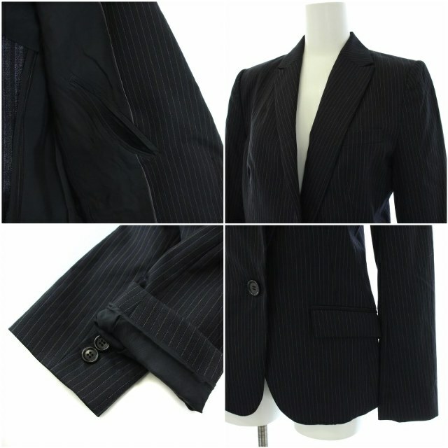 UNTITLED(アンタイトル)のアンタイトル スーツ セットアップ 上下 ジャケット パンツ 2 M 3 L 黒 レディースのフォーマル/ドレス(スーツ)の商品写真