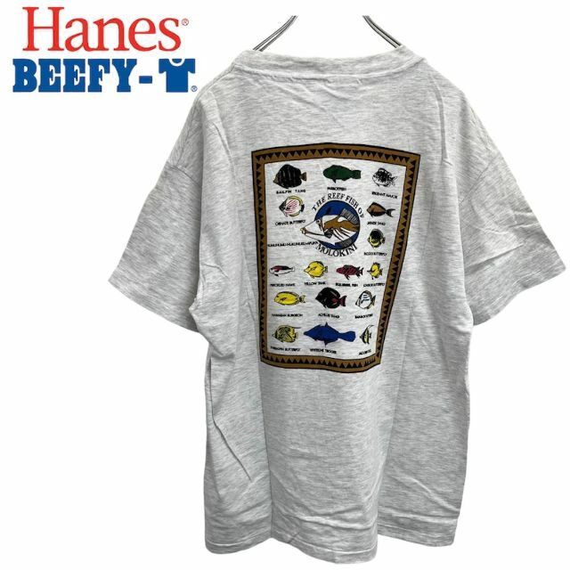 90年代　Hanes BEEFY-T　ヘインズ　ビーフィー　Tシャツ　アメリカ製 | フリマアプリ ラクマ