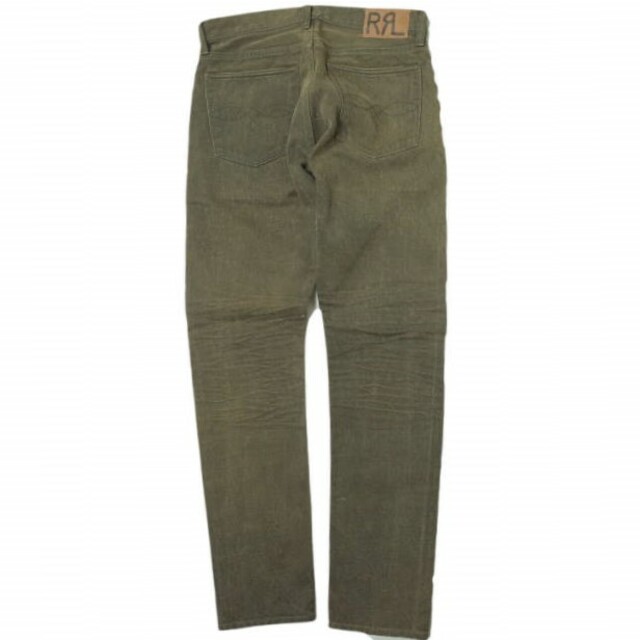 RRL(ダブルアールエル)のRRL ダブルアールエル Slim Fit 5-Pocket Denim Distressed Brown Wash スリムフィットデニムパンツ 782820976001 29 ブラウン Double RL ジーンズ ZIP FLY ボトムス【中古】【RRL】 メンズのパンツ(デニム/ジーンズ)の商品写真