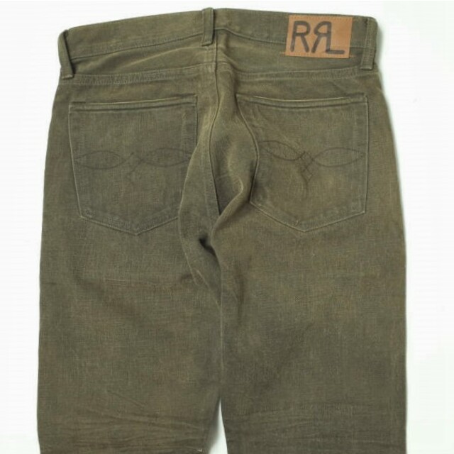 RRL(ダブルアールエル)のRRL ダブルアールエル Slim Fit 5-Pocket Denim Distressed Brown Wash スリムフィットデニムパンツ 782820976001 29 ブラウン Double RL ジーンズ ZIP FLY ボトムス【中古】【RRL】 メンズのパンツ(デニム/ジーンズ)の商品写真