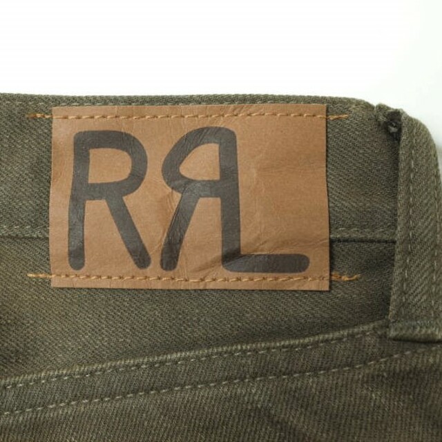 RRL(ダブルアールエル)のRRL ダブルアールエル Slim Fit 5-Pocket Denim Distressed Brown Wash スリムフィットデニムパンツ 782820976001 29 ブラウン Double RL ジーンズ ZIP FLY ボトムス【中古】【RRL】 メンズのパンツ(デニム/ジーンズ)の商品写真