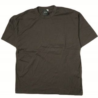 エイトン(ATON)のATON エイトン 日本製 SUVIN 60/2 OVERSIZED T-SHIRT スビンコットンオーバーサイズTシャツ KKAGIM5015 06(L) BROWN 半袖 クルーネック トップス【中古】【ATON】(Tシャツ/カットソー(半袖/袖なし))