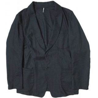 m's braque エムズブラック 日本製 2B SHAWL COLLAR JACKET ショールカラー2Bジャケット 1215332 38 DARK NAVY テーラード アンコン アウター【中古】【m's braque】(テーラードジャケット)