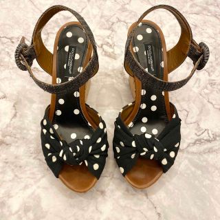 ドルチェ&ガッバーナ(DOLCE&GABBANA) ウェッジソールサンダル サンダル